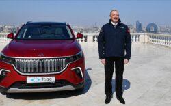 İkinci Togg T10X Aliyev'e teslim edildi