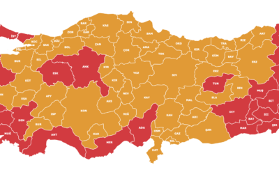 İki renkli harita kimseyi yanıltmasın