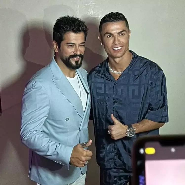 Burak ile Ronaldo buluştu, sosyal medya yıkıldı