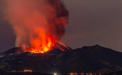 Etna Yanardağı’nda hareketlilik: Uçaklar için kırmızı kod uyarısı verildi