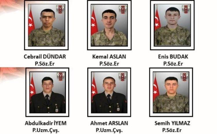 Türkiye şehitlerini uğurlarken PKK’ya yönelik operasyonlar yoğunlaştı
