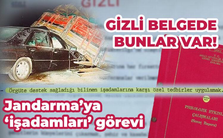 Jandarma'ya verilen o emrin ilk resmi belgesi: PKK'ya destek veren işadamlarına özel tedbir uygula!