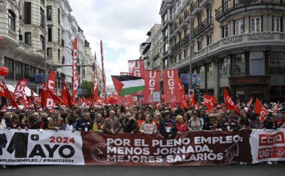 İşçiler meydanları hınca hınç doldurdu: Dünyadan 1 Mayıs manzaraları