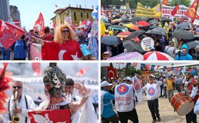 Yasaklanmayınca bayram oldu: İstanbul dışında Türkiye’nin 1 Mayıs’ı böyle kutladı