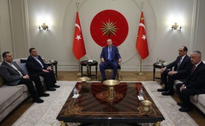 Erdoğan, Haniye’nin oğullarıyla görüştü