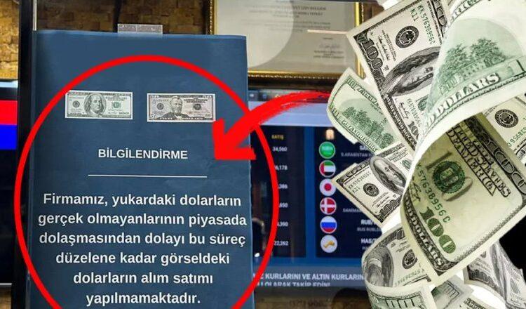 Piyasada 600 milyon dolarlık sahte dolar alarmı: Döviz büroları alımı durdurdu