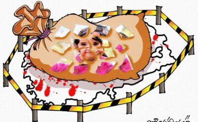 Toplumsal şiddetin karikatürleri