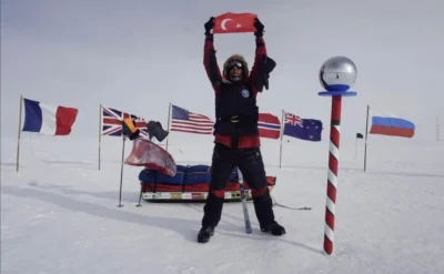 Güney Kutbu’na ulaşan ilk Türk!