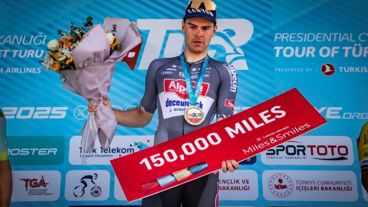 60. Cumhurbaşkanlığı Bisiklet Turu’nda ilk etap Simon Dehairs’in