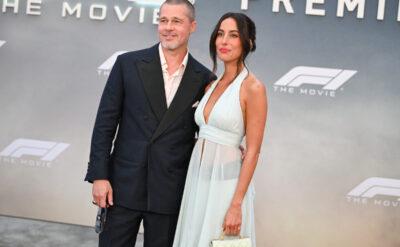 Brad Pitt’in yeni sevgilisi kırmızı halıyı yaktı