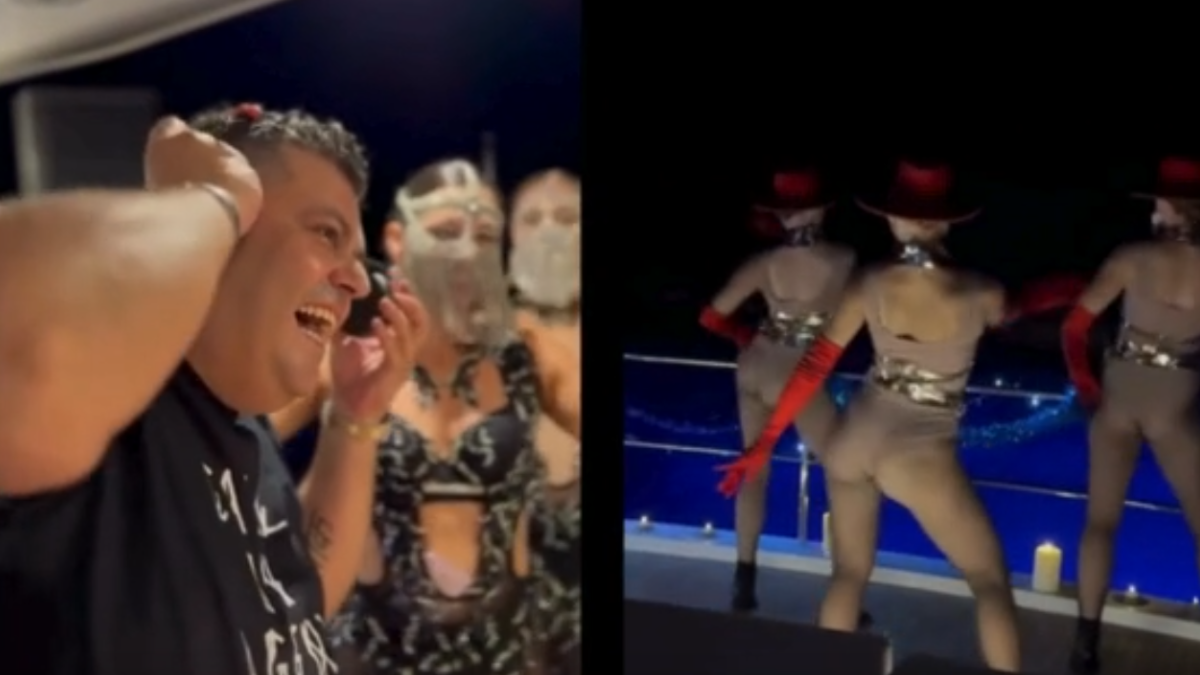 Aras Kargo’nun sahibi boşandı, mahkeme kararını dansöz oynatarak kutladı