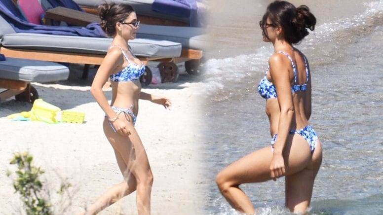 Hande Erçel deniz ve güneşe doyamadı