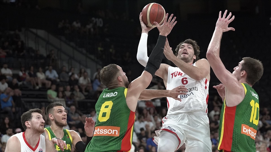 A Milli Erkek Basketbol Takımı, Litvanya’ya 91-70 mağlup oldu
