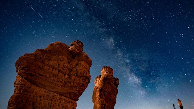 Türkiye’de görsel şölen: Perseid meteor yağmuru büyüledi