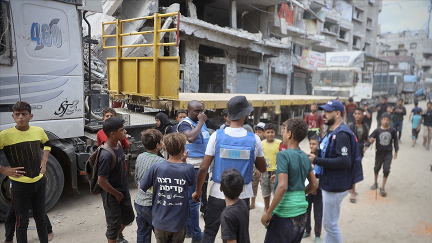 Ateşkesin ardından Gazze Şeridi’nde 1 milyon kişiye gıda paketi ulaştı