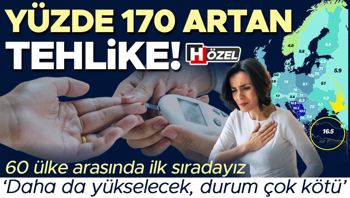 Türkiye 60 ülke arasında ilk sırada: Diyabet vakaları 13 yılda yüzde 170 arttı