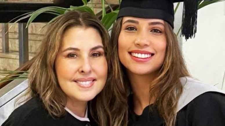 Nilüfer’in kızı Ayşe Nazlı diplomasını aldı