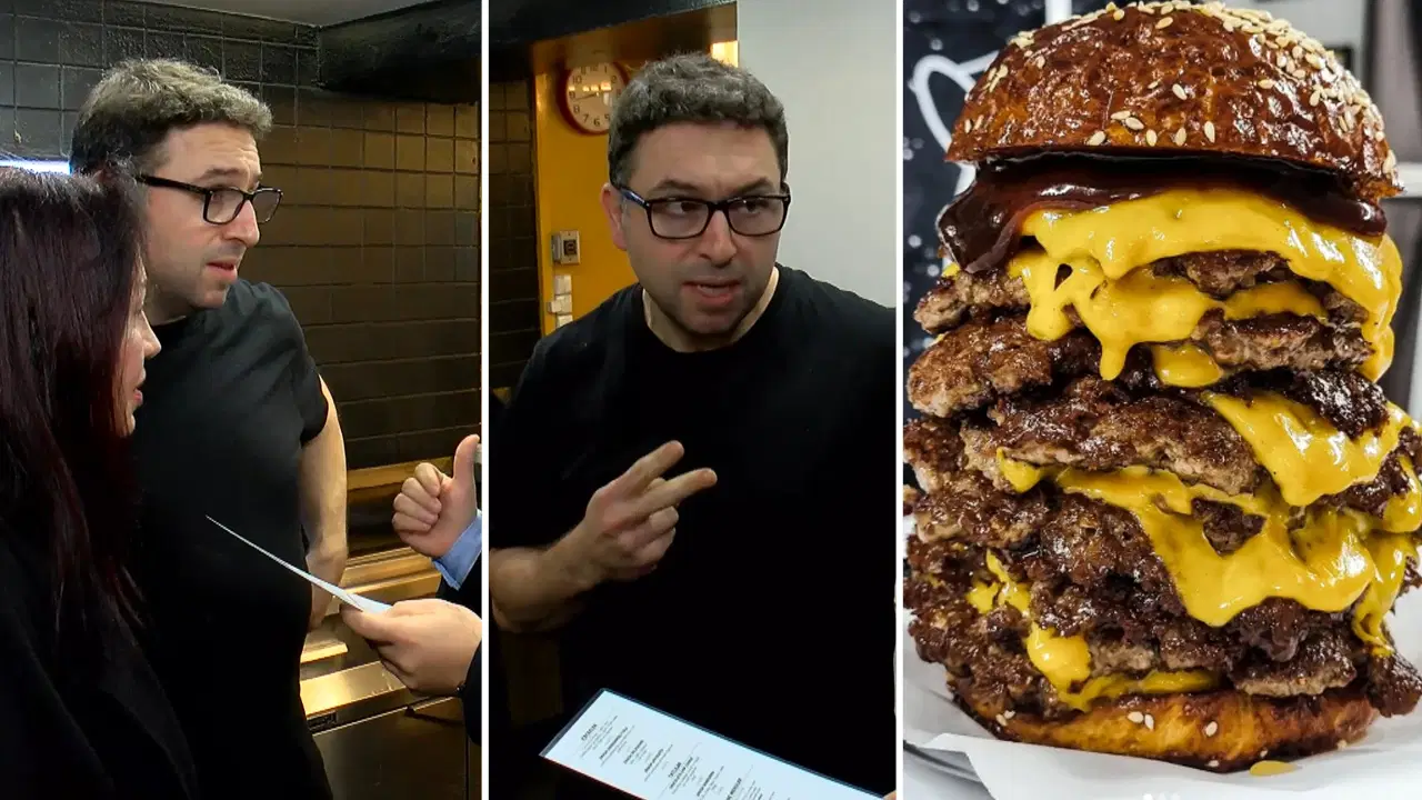 Bir tuhaf hamburgerciye bir tuhaf baskın