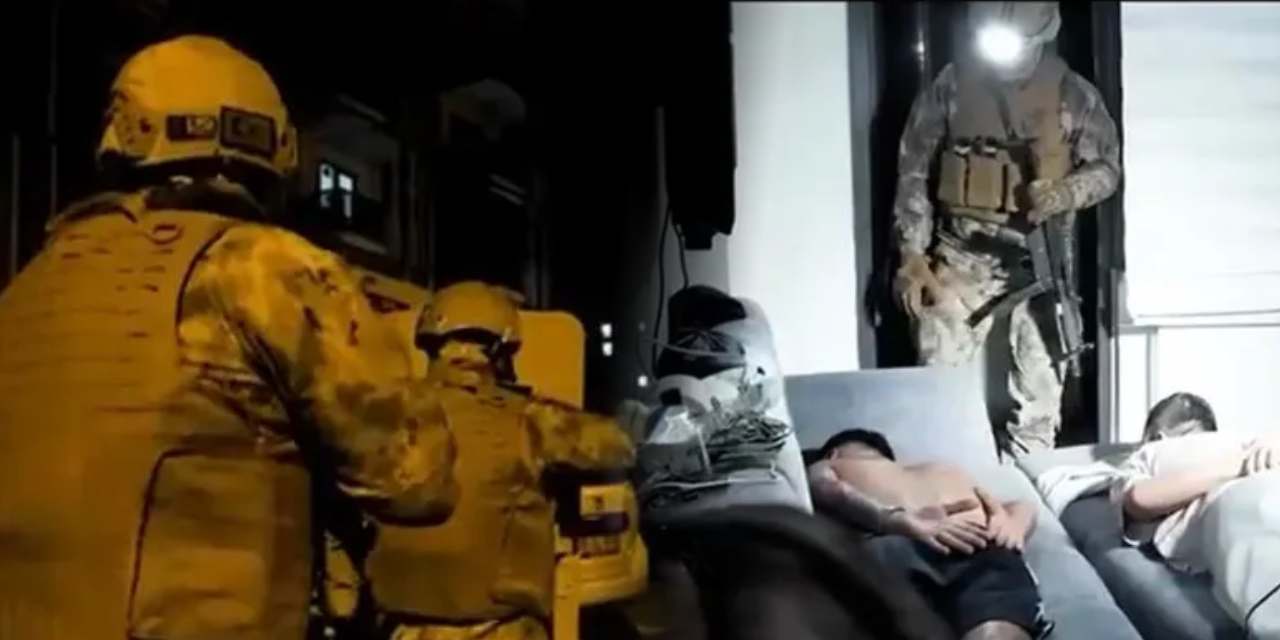 Beş yıldızlı otelin terasını çete karargâhı yapmışlar