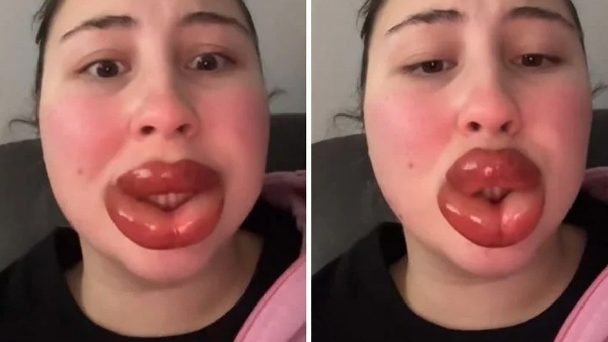 Kalıcı makyajla bu hale geldi: Sevgilisi şaşkınlıktan yüzüne kapı kapattı