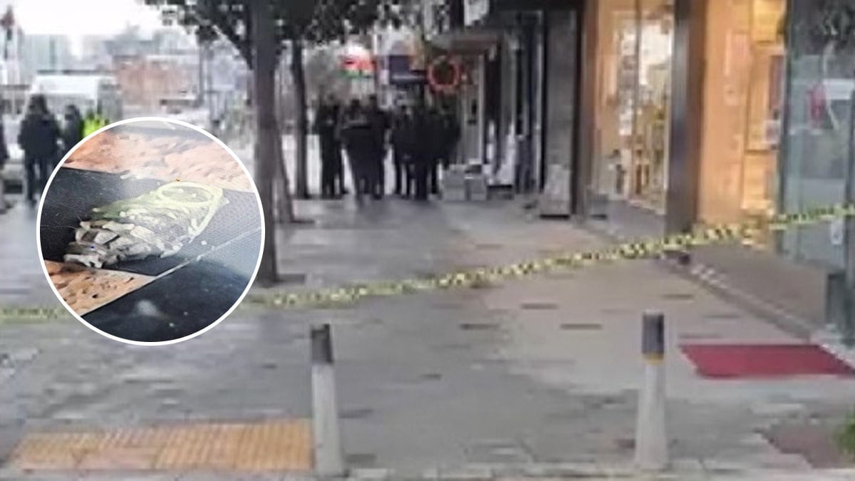 Kapıya el bombası bantlayıp not bıraktılar