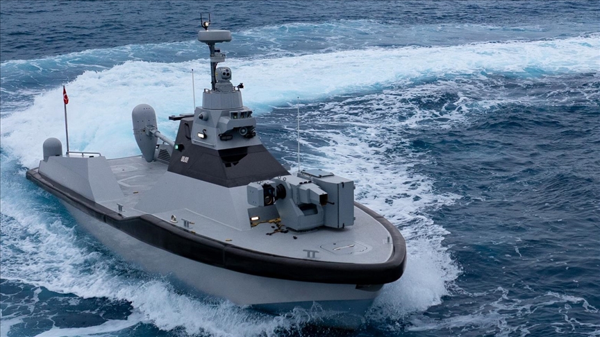 İlk silahlı insansız deniz aracı yerli silahıyla göreve başladı