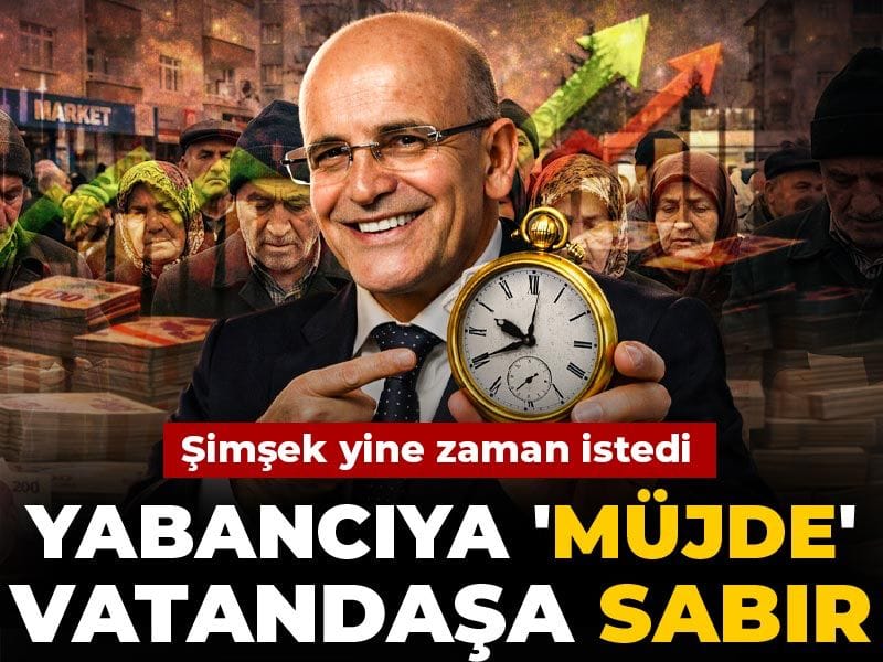 Şimşek ekonomide rahatlama için sabır istedi