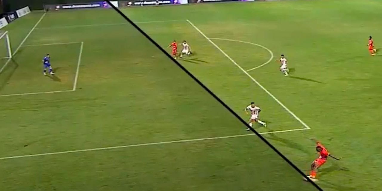 ‘Gol geçerli’ demek için ofsayt çizgisini yamuk çektiler