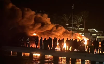 Yalıkavak Marina’da yangın