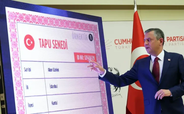 Özgür Özel’in Akın Gürlek’in tapuları iddiasının kaynağını polis bulmuş bile