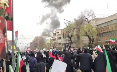 Tahran’da miting alanında patlama
