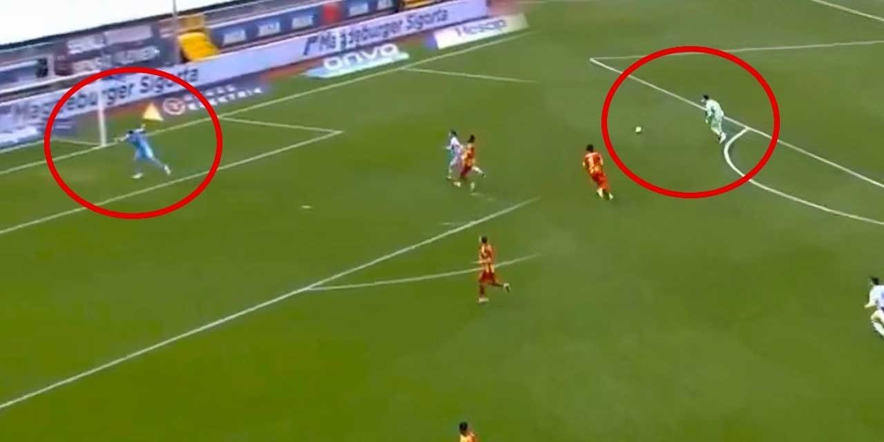 Yok artık! Süper Lig’de kaleden kaleye gol atıldı