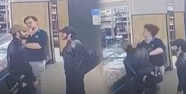 Yakalanacağını anlayınca market çalışanını tek yumrukta yere serdi