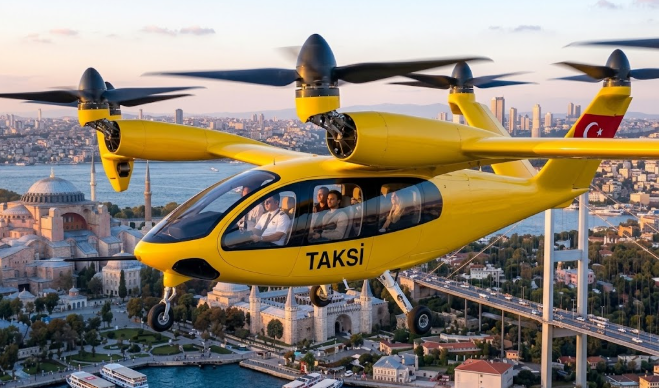 Havalimanına uçan taksi: Denemesi tamamlandı, son imzaya kaldı