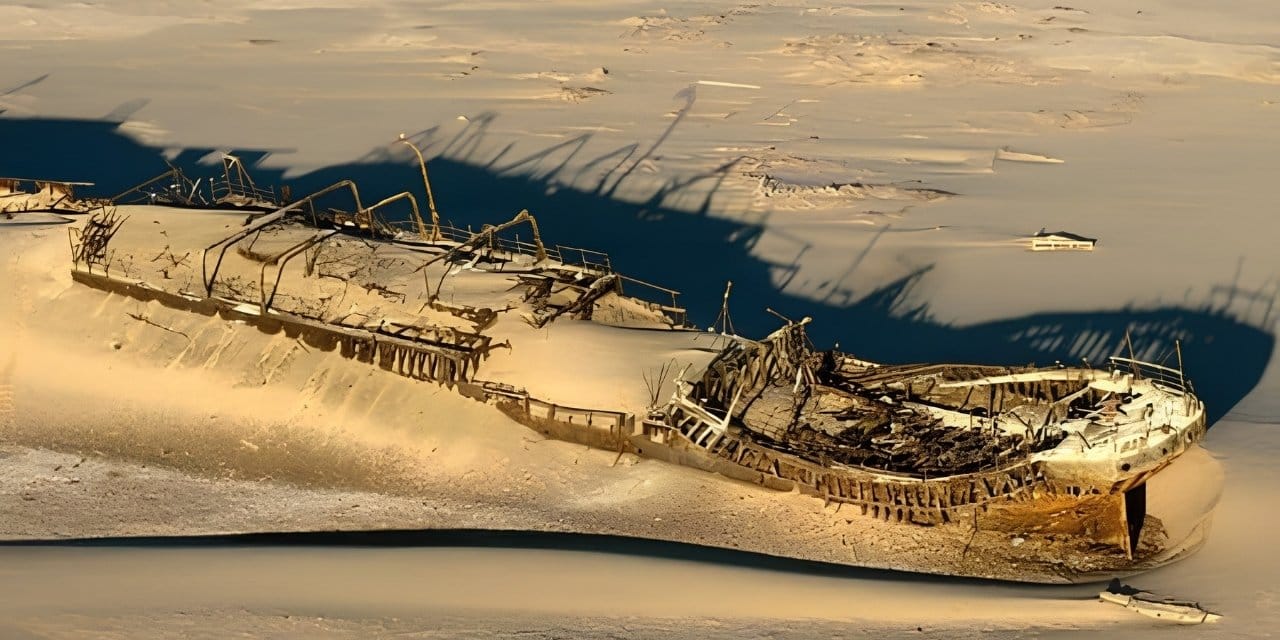 Hazine dolu gemi okyanusta kayboldu, 500 yıl sonra çölde bulundu
