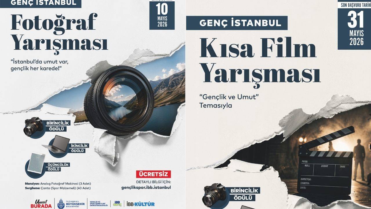 İBB’den gençlere yönelik kısa film ve fotoğraf yarışmaları