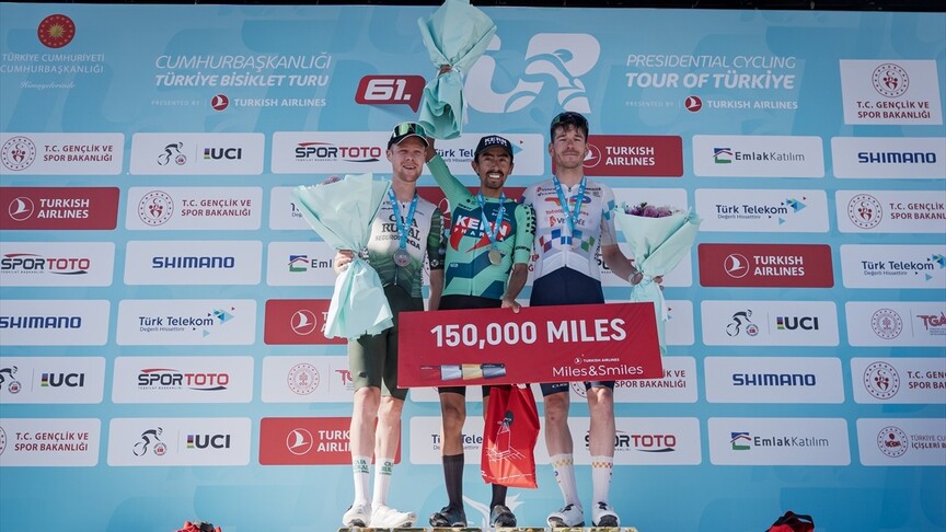 61. Cumhurbaşkanlığı Türkiye Bisiklet Turu’nun üçüncü etabını Sosa kazandı