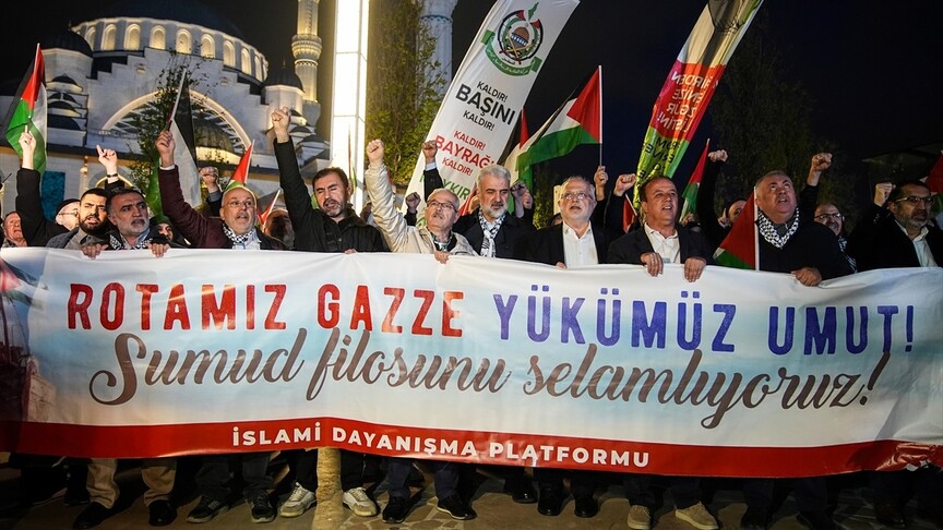 İsrail’in Küresel Sumud Filosu’na saldırısı İstanbul ve Ankara’da kınandı