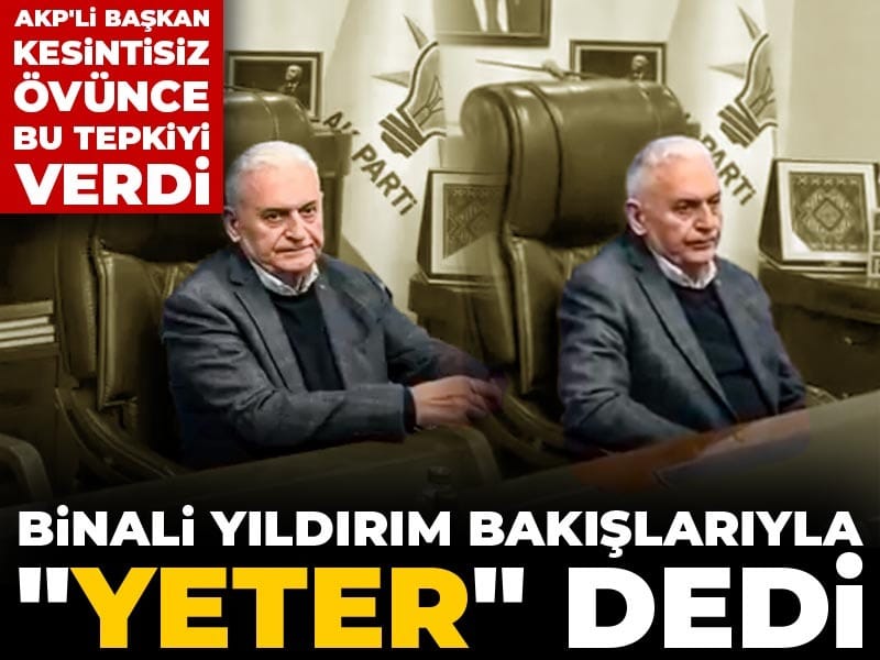 Binali Yıldırım’ı öyle uzun övdü ki onu bile bıktırdı