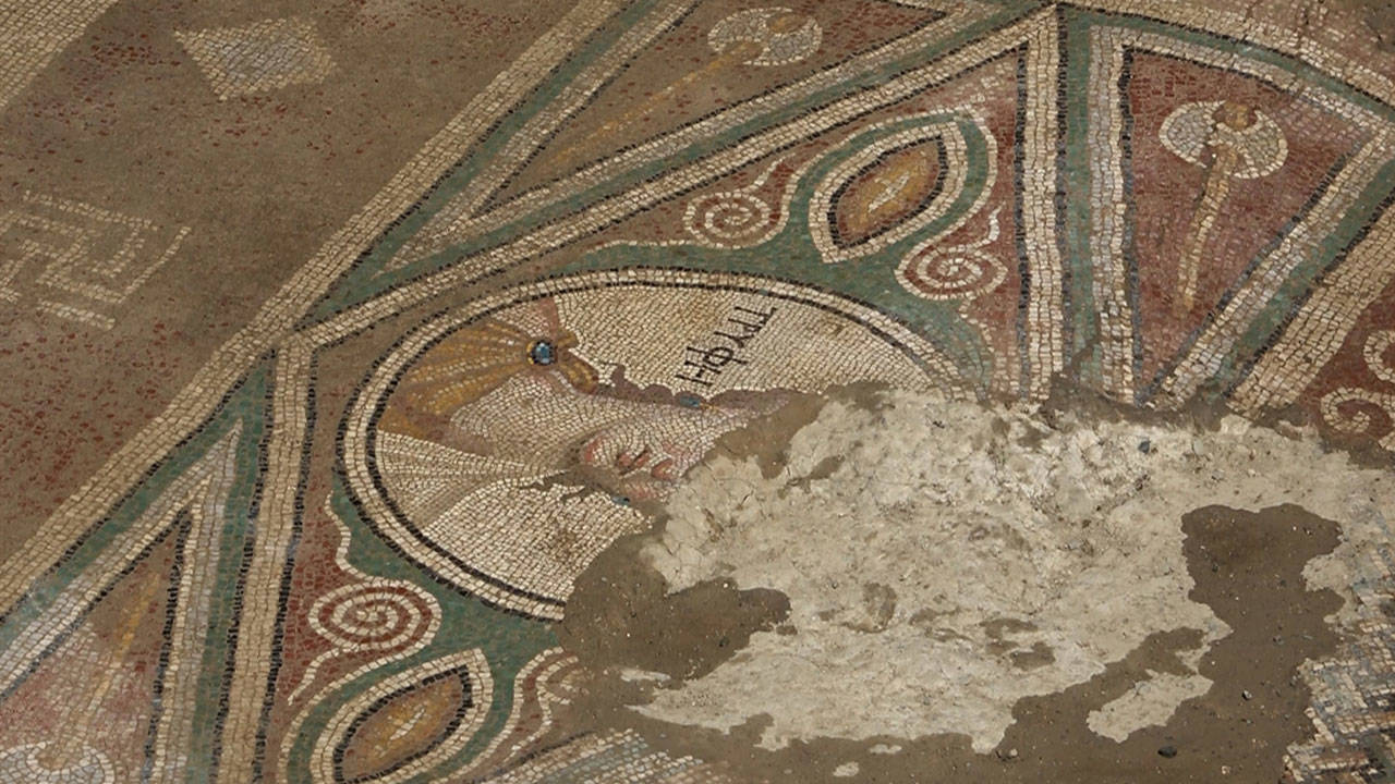 Tokat’ta kaçak kazıda bulundu: Zeugma’nın ‘Çingene Kızı’ benzeri mozaik gün yüzüne çıkıyor