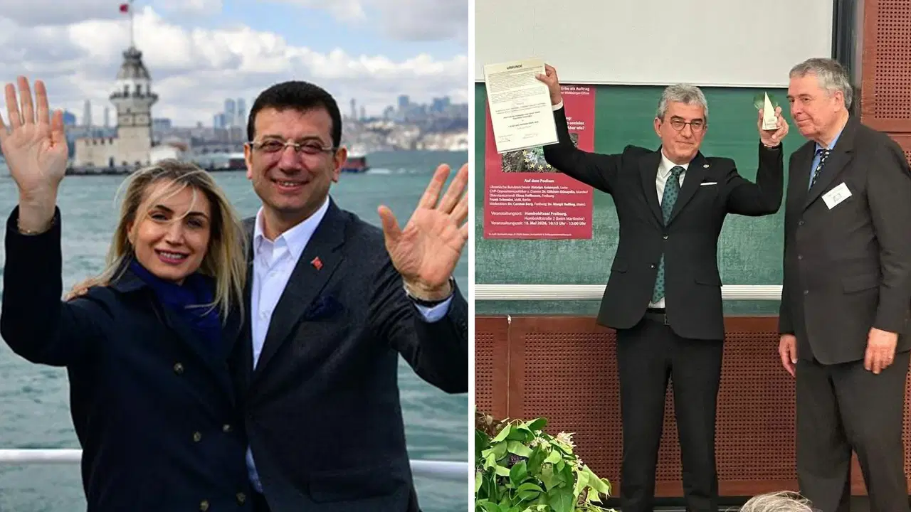 İmamoğlu çiftine ‘Dünya Vatandaşlığı Ödülü’