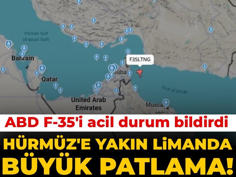 Hürmüz’e yakın limanda büyük patlama
