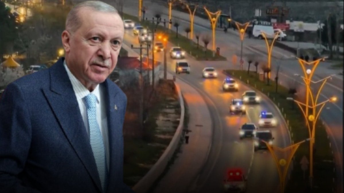 Erdoğan sandılar: Bakan şehre 25 araçla girdi