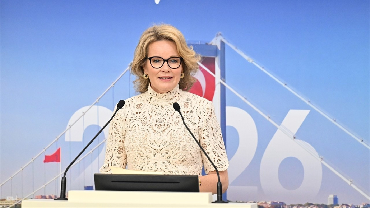 Kraliçe Mathilde İstanbul Finans Merkezi Yerleşkesi’ni gezdi