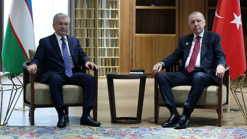 Türk Devletleri Zirvesi: Erdoğan, Özbekistan Cumhurbaşkanıyla görüştü