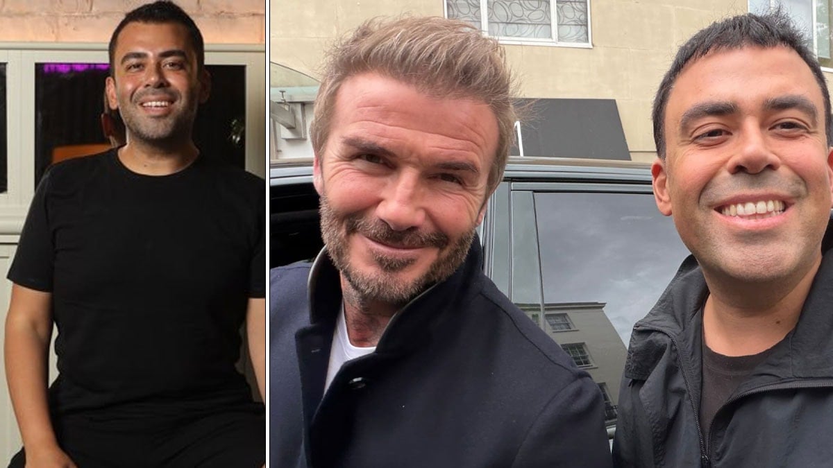 Türkiye’de aranıyor, David Beckham’la selfie çekti