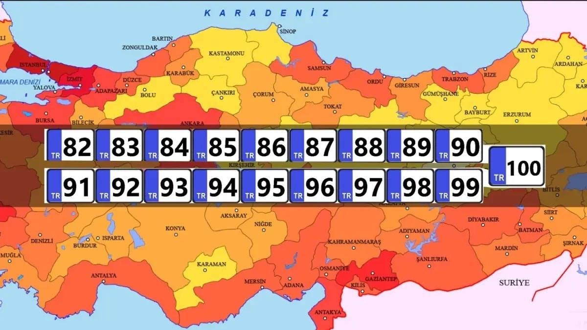 İl olması beklenen 24 ilçe onlar mı?.. Plakalar bile hazır