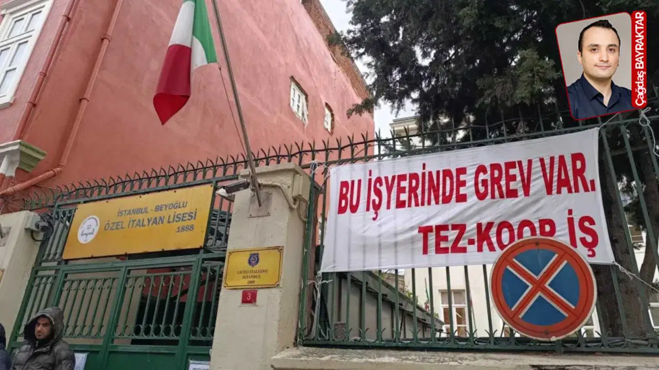 Özel İtalyan Lisesi’nde grev sonuç verdi: Sendikanın talep ettiği tutanak imzalandı