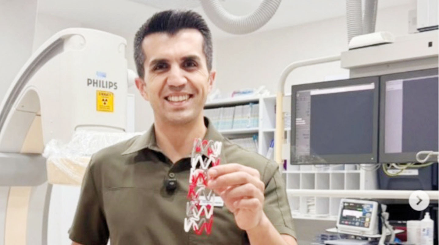 Stent yerine biyoadaptör: Damarla birlikte esneyip genişliyor