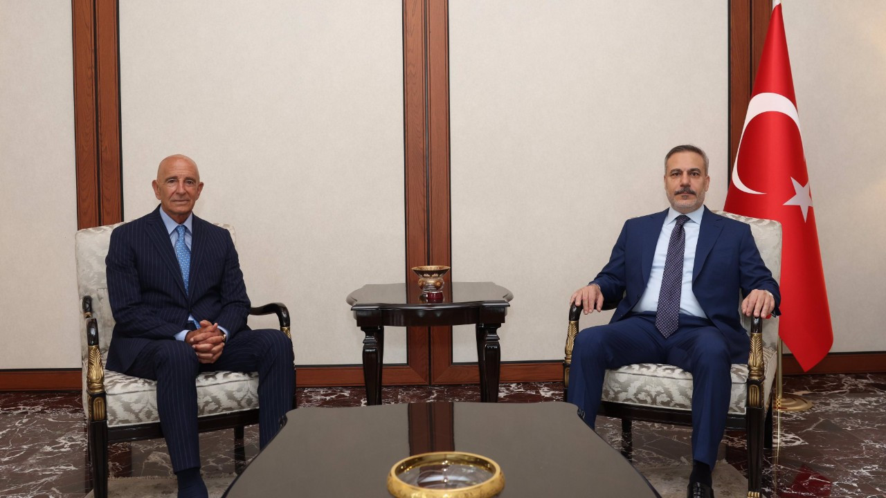 Hakan Fidan ve Tom Barrack görüştü: Pek çok ortak hedefe sahibiz